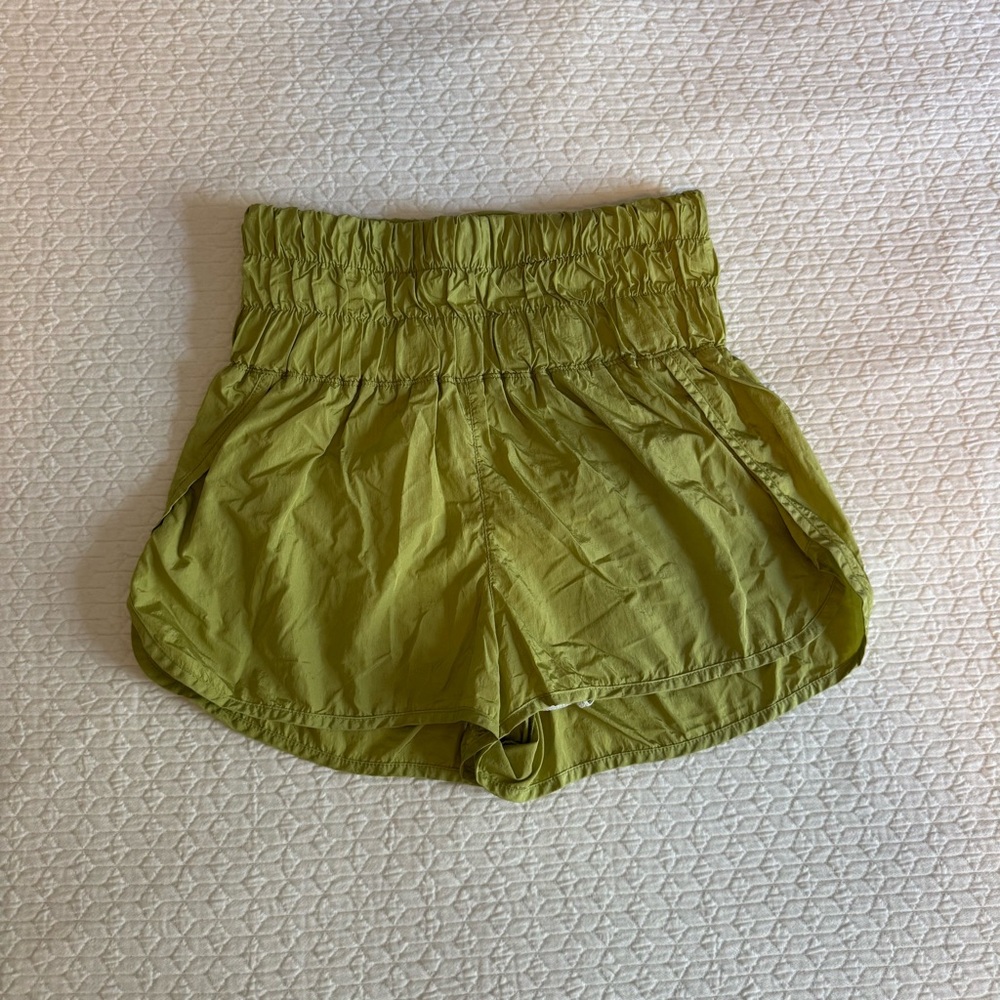 FP Movement The Way Home Green Athletic Shorts (Size Medium)